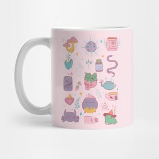 Pink witch Mug